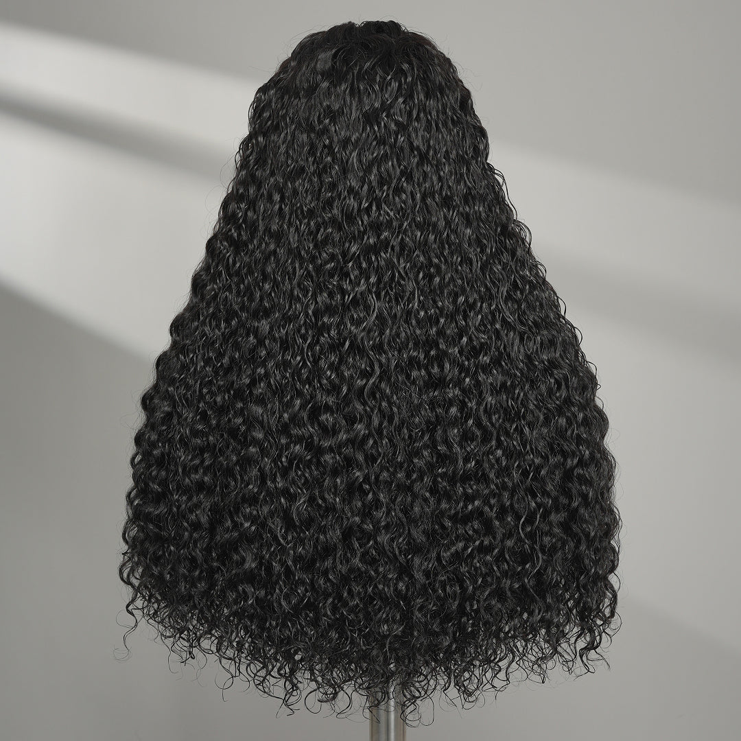 9A Deep Wave Wigs 5x5 Lace Closure Human Hair Wigs