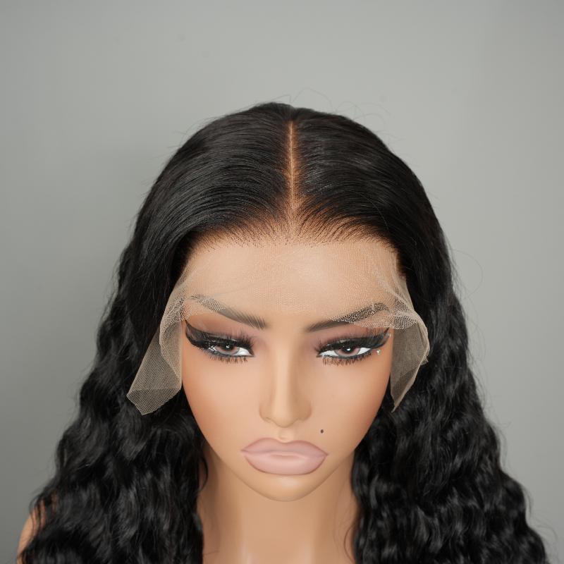 9A Loose Deep Wigs Human Hair Wigs 13×4 / 13×6 Frontal Transparent Lace