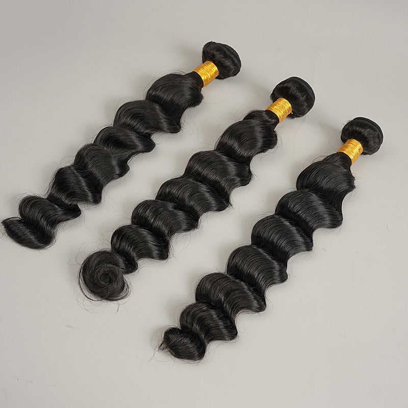 10A Loose Deep Human Hair Bulk Unprocessed Hair Bulk Weave Soft No Weft