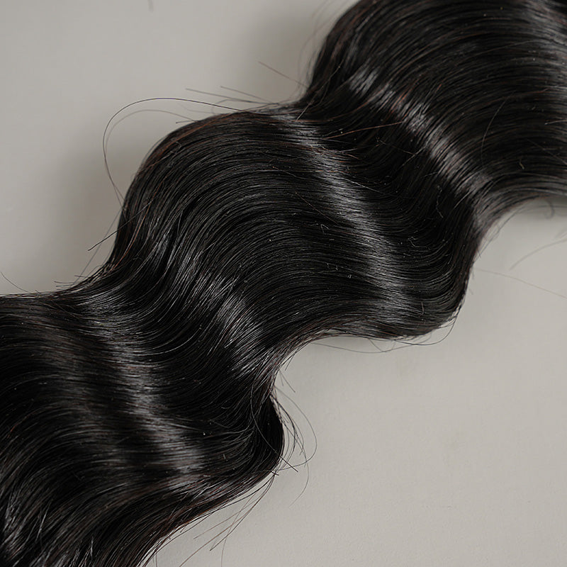 12A Raw Hair Loose Deep Human Hair Bulk Unprocessed Hair Bulk Weave Soft No Weft