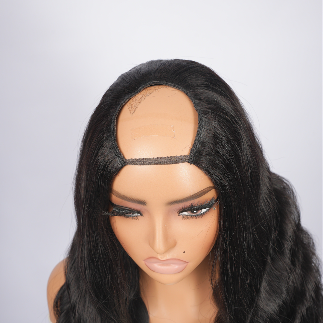 9A Virgin Hair U Part Wig Glueless V Part Wig  Body Wave Wigs