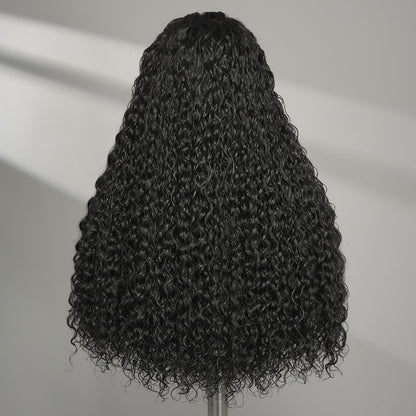 9A Deep Wave Wigs 5x5 Lace Closure Human Hair Wigs