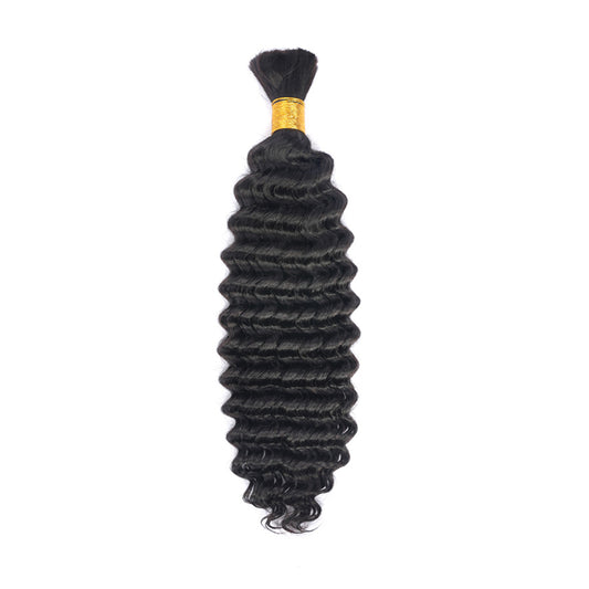 Water Wave Human Hair Bulk 100% Unprocessed Hair Bulk Weave Soft No Weft