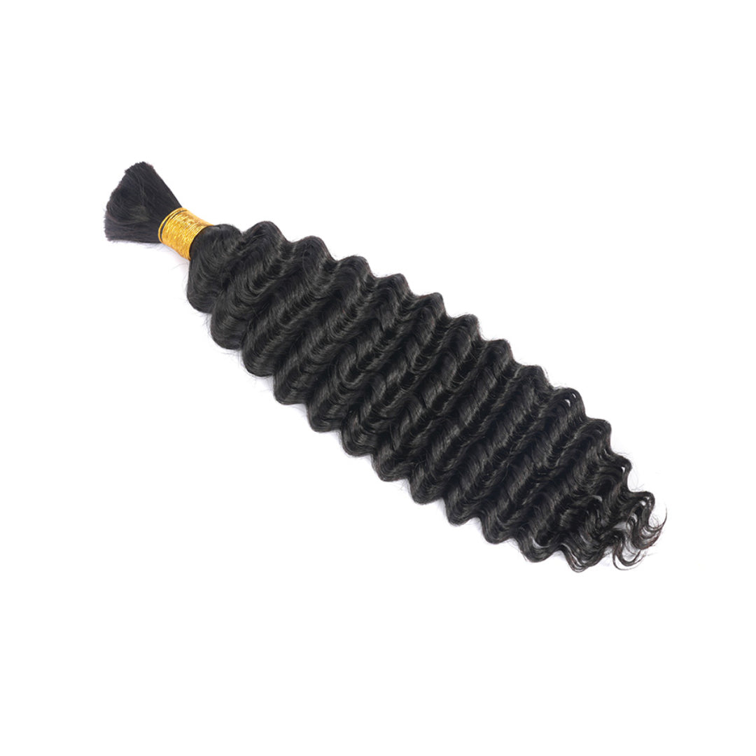 Water Wave Human Hair Bulk 100% Unprocessed Hair Bulk Weave Soft No Weft