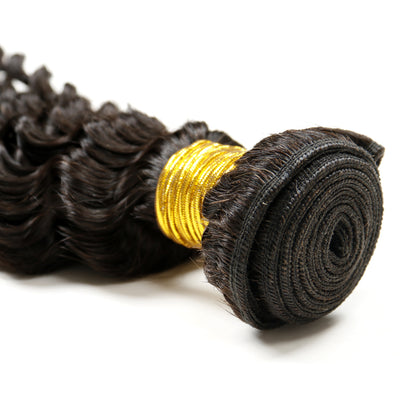 Kinky Curly Hair Bundle Weft Steaming processed 9A Virgin Human Hair