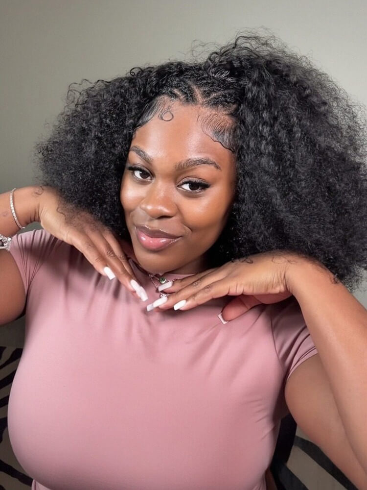 Virgin Hair Burmese Curl Crochet Hair For Braiding Human Hair Extensions Pre-Separated Easy Flip Over Method