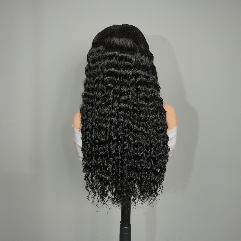 9A Loose Deep Wigs Human Hair Wigs 13×4 / 13×6 Frontal Transparent Lace