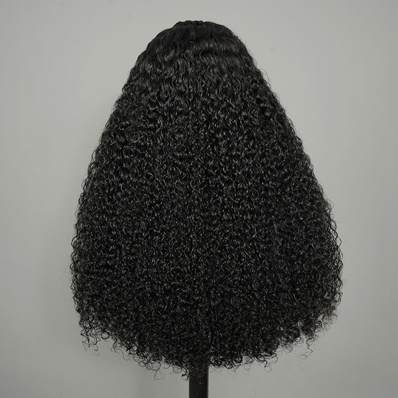 9A Virgin Hair Long Curly Wigs For Women Invisible HD Lace Front 13*6 Wig