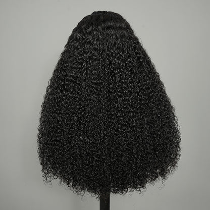 9A Virgin Hair Long Curly Wigs For Women Invisible HD Lace Front 13*6 Wig