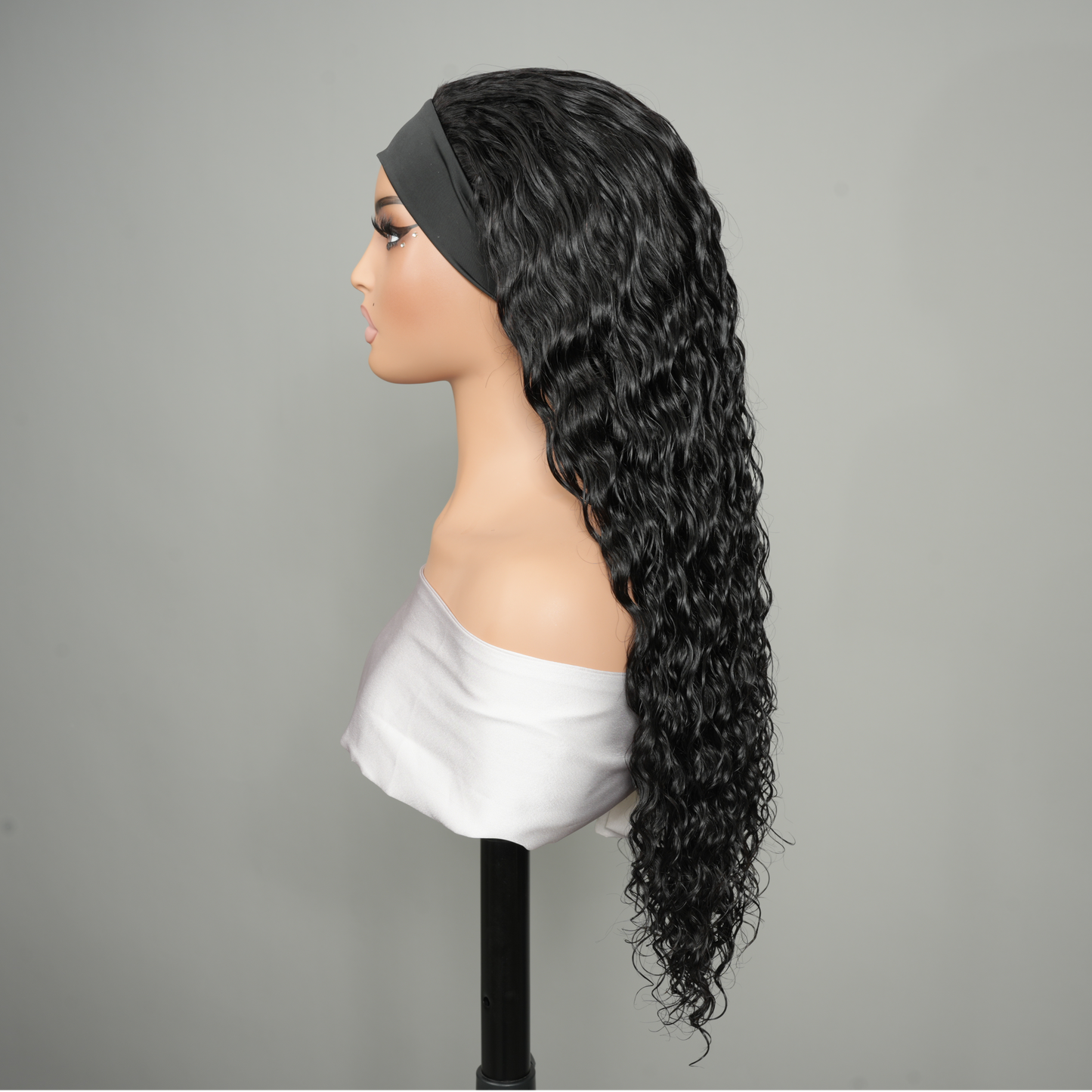 9A Virgin Hair Loose Deep Wave Headband Wig