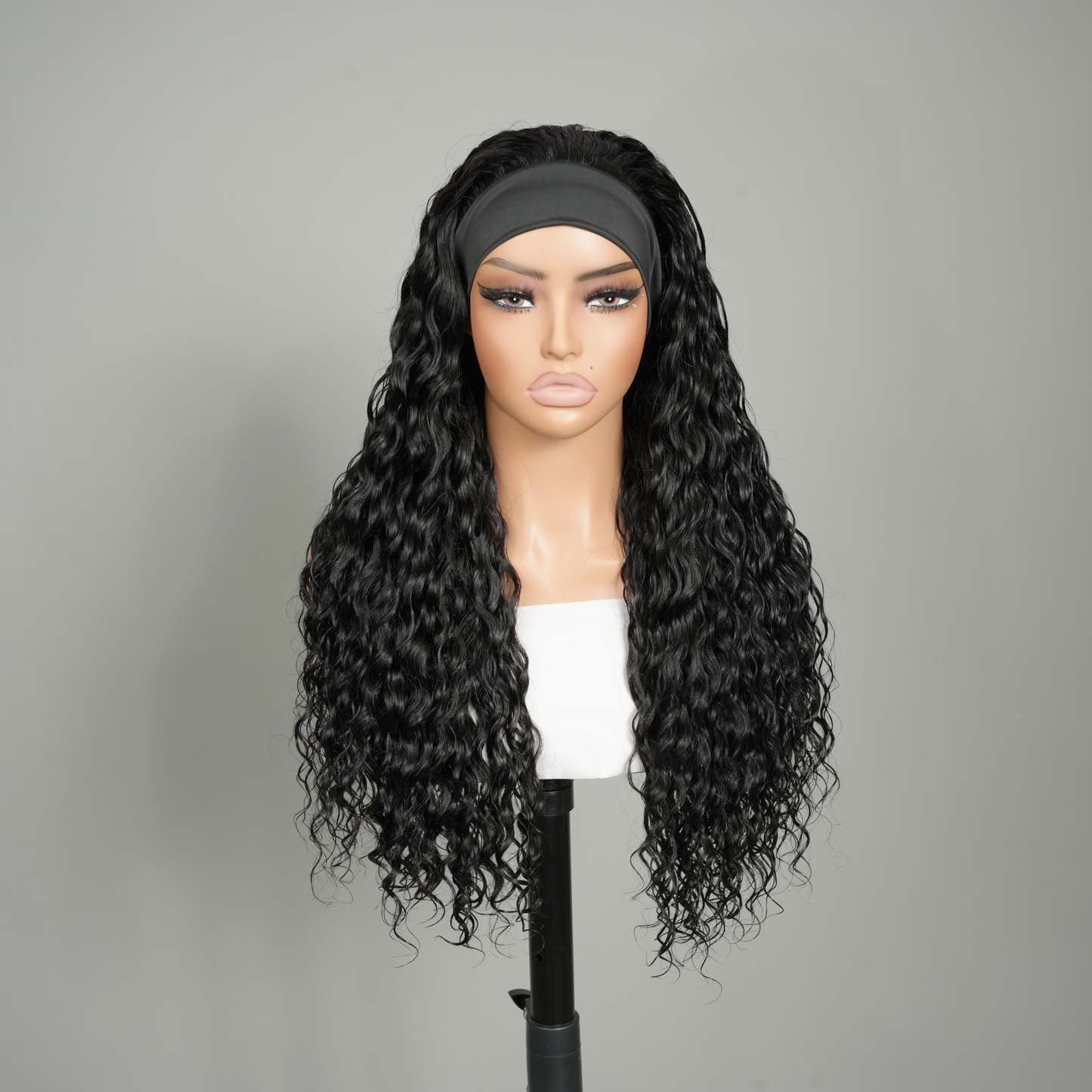 9A Virgin Hair Loose Deep Wave Headband Wig