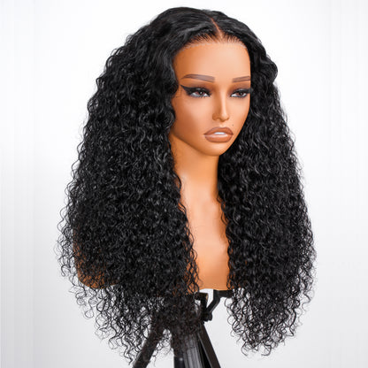 9A Virgin Hair Curly 5x5 Lace Closure Ready To Go Wigs Human Hair HD lace Glueless Wigs
