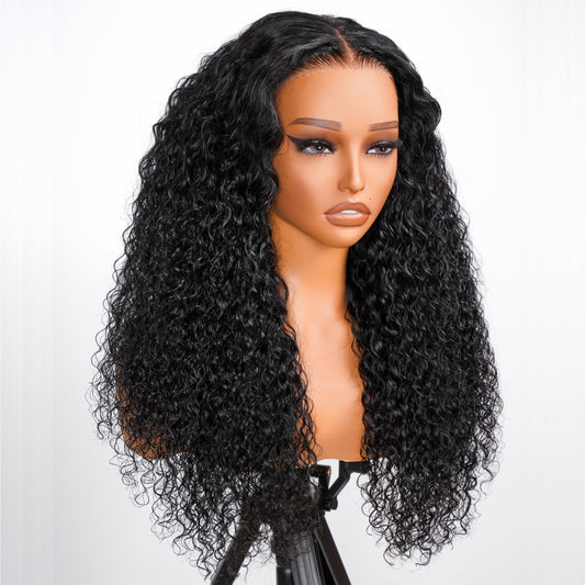 9A Virgin Hair Curly Wigs 6×6 Transparent Lace Wig 6 by 6 HD Lace Wig