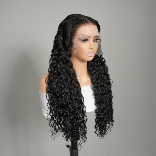 9A Loose Deep Wigs Human Hair Wigs 13×4 / 13×6 Frontal Transparent Lace