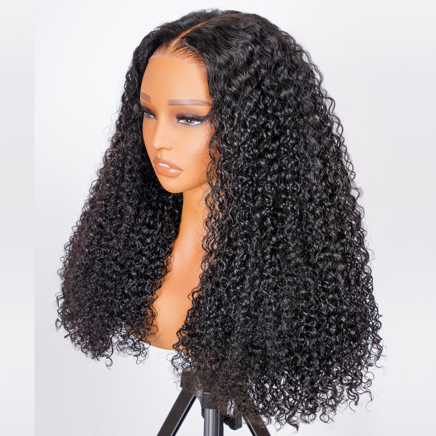 9A Virgin Hair Curly Wigs 360 Transparent Lace Front Wig/ 360 HD Lace Wig