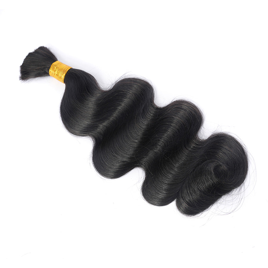 Body Wave Human Hair Bulk For Braiding No Weft