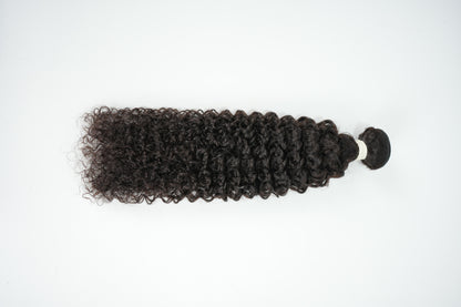 Curly Hair Bundle Weft Raw Hair Can Bleach To #613 Unprocessed