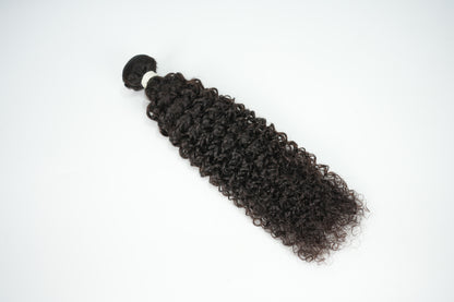 Curly Hair Bundle Weft Raw Hair Can Bleach To #613 Unprocessed