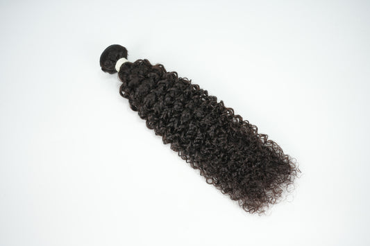 Curly Hair Bundle Weft Raw Hair Can Bleach To #613 Unprocessed