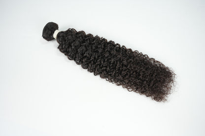 Curly Hair Bundle Weft Raw Hair Can Bleach To #613 Unprocessed