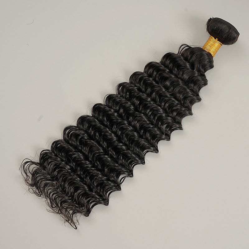 9A Deep Wave Bundle Hair 100% Human Virgin Hair