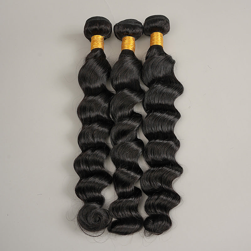 9A Loose Deep Wave Human Hair Bulk 100% Unprocessed Hair Bulk Weave Soft No Weft