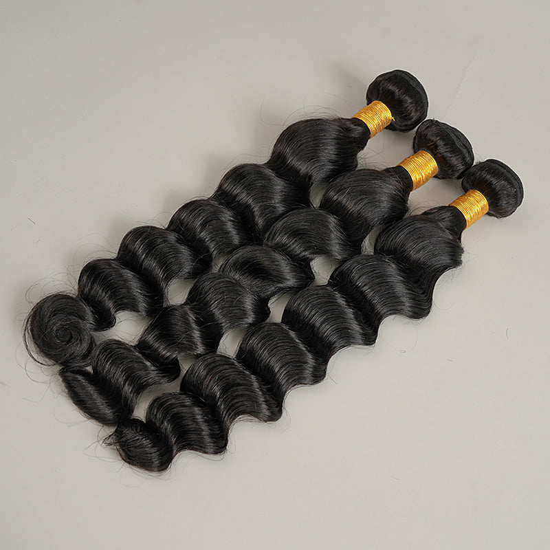 9A Loose Deep Wave Human Hair Bulk 100% Unprocessed Hair Bulk Weave Soft No Weft