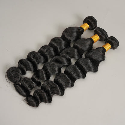 10A Loose Deep Human Hair Bulk Unprocessed Hair Bulk Weave Soft No Weft