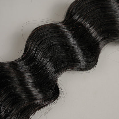 10A Loose Deep Human Hair Bulk Unprocessed Hair Bulk Weave Soft No Weft