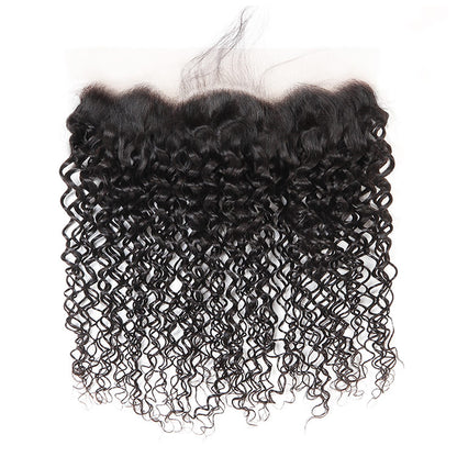 Human Hair 13*4 Curly Lace Frontal Curly Human Virgin Hair