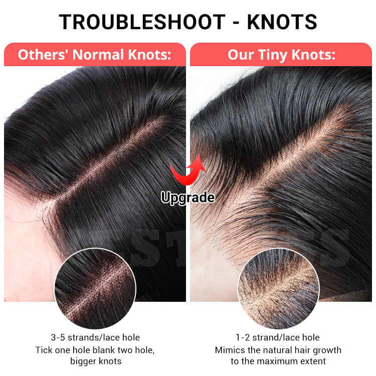 Human Hair Straight 6*6 Lace closure Human Virgin Hair HD Lace