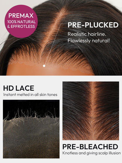 9A Skin Melt HD Lace Body Wave Wigs Lace Frontal 13*4 / 13*6 Human Hair Wigs